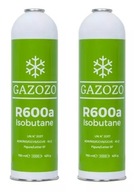 2 x Chladiaci plyn IZOBUTAN R600a 420g 750ml SET