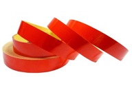 Červená reflexná lepiaca páska 2,5 cm