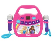 Karaoke Barbie 2x mikrofón Bluetooth záznam