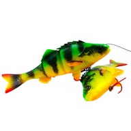 Savage Gear 4D Line Thru Perch 17cm SS 63g Firetiger Rigged Bait