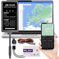 4G GPS Locator Zapaľovanie paliva Cut Off Aplikácia Web Tracking 9-90V