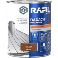 Farba strechy tehlová RADACH RAL8004 polomatná 0,75L