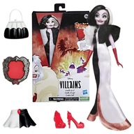 DISNEY PRINCESS VILLAINS VILLAIN CRUELLA DE MON DE VIL BÁBIKA + DOPLNKY