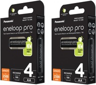 Batéria Panasonic Eneloop Pro AA 2500mAh 8 ks