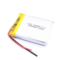 Nabíjateľná batéria Li-Po Li-Poly 2500mAh 3,7V PCM