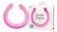 LYBAILE DOUBLE DONES dvojité dildo XXL Ružové 44 cm