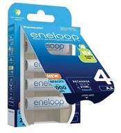 Panasonic Eneloop R6 / AA 2000mAh BK-3MCDE/4BE batéria - 4 kusy