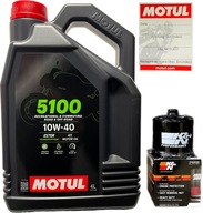 MOTUL 5100 4T olej 10W40 Ester MA2 4L + OLEJOVÝ FILTER