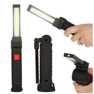 Svietidlo dielenská lampa USB COB magnet batéria 1200 mAh 200 lm