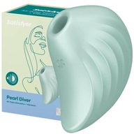 Satisfyer Pearl Diver (Mint) - Stimulátor klitorisu - tlakový, USB