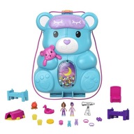 KOMPAKTNÁ TAŠKA BEAR BEAR modrá 33cm SET s DOPLNKAMI pre dievčatá