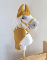 Sada Hobby Horse A3: deka + náušníky – horčica