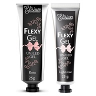 FLEXYGEL Rose Light 25g - Béžová nahá francúzska manikúra - Gél na nechty