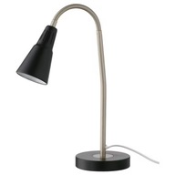 IKEA KVART lampa, nastaviteľná stolná lampa, ČIERNA