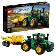 LEGO TECHNIC BLOCKS TRAKTOR S NÁKLADNÝM NÁKLADOM JOHN DEERE TRACTOR 4WD SET 8+ XL