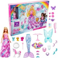 BARBIE MERMAID BÁBIKA VÍLA ADVENTNÝ KALENDÁR PSA DARČEK HGM66