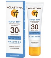 Krém na tvár SPF 30, 4D ochranný filter, Kolastyna Super Mat, vodeodolný