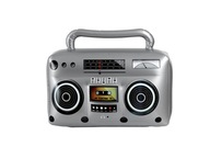 Dekorácia Nafukovacie rádio 50 cm Disco Boombox