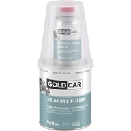 Akrylátový základný náter GOLDCAR 2K 5:1 biely 960ml Kpl