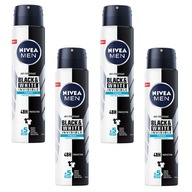 NIVEA MEN Black White Fresh Antiperspirant 4x250ml