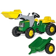 ROLLY TOYS JOHN DEERE PEDÁLOVÝ TRAKTOR + PRÍves