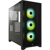 Puzdro iCUE 4000X RGB TG Mid Tower, čierne