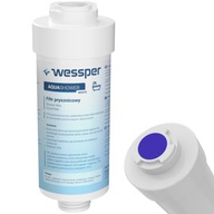 Sprchový vodný filter do sprchy Wessper Aqua KDF odstraňuje vodný kameň 1 ks.