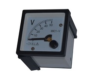 CP48 / 99C1-V Analógový panelový voltmeter 50V DC