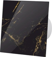 dRim 100 kúpeľňový ventilátor Hygrostat Black and gold Marble ROYAL BLACK