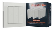 Heatit Z-Push Wall Controller biely lesklý Z-wave