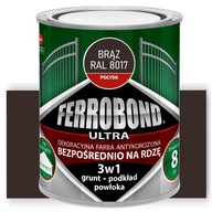 Farba na kov Liatina Ferrobond LESK HNEDÁ