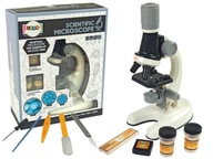 Vzdelávacia súprava detského mikroskopu biela