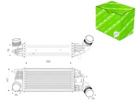 INTERCOOLER BEZ EGR VENTILU CITROEN C5 III PEUGEOT 407 508 I 2.0D