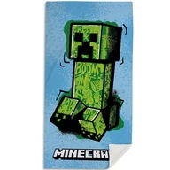 Minecraft Creeper detská osuška zelená 70x140