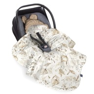 BABYSTEPS Swaddle Deka do autosedačky Boho Beige