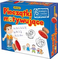 Motivačné pečiatky - 6 pečiatok so známkami