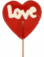 Lollipops Red Hearts Love, ideálne na Valentína, 55 g x 25 kusov