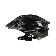 Dunlop - Nastaviteľná MTB cyklistická prilba, veľkosť M 55-58 cm (čierna)