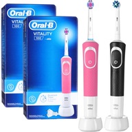 2 ks Elektrická zubná kefka Oral-B Vitality 100