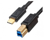 KÁBEL TLAČIARNE UNITEK USB-C - USB-B 3.0, 2M