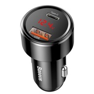 BASEUS RÝCHLA NABÍJAČKA DO AUTO 2x USB 45W