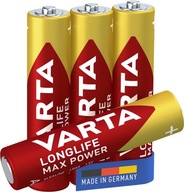 VARTA Longlife MaxPower LR03 AAA batéria 1,5V 4 ks