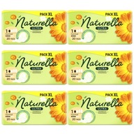 6 x Naturella Ultra Normal Hygienické vložky s krídelkami x20