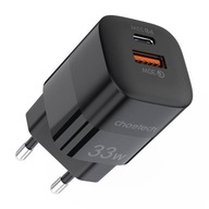 Choetech GaN PD 33W USB USB-C nástenná nabíjačka