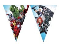 Narodeninový banner vlajky Avengers