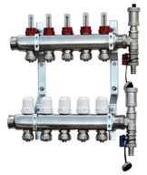 Rozdeľovač 10 na podlahové kúrenie + EUROKONUS