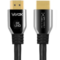 HDMI 2.1 8K KÁBEL ULTRA VYSOKÁ RÝCHLOSŤ 48 Gb/s eARC FHD 240 Hz 1,5 m