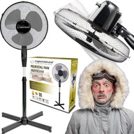 PODLAHOVÝ VENTILÁTOR VEĽKÝ VENTILÁTOR ČIERNY