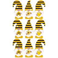 Home Decor Bee Faceless Summer Gnomes 9 ks