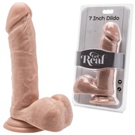 Realistické dildo so semenníkmi - šnúrkové, PVC ToyJoy